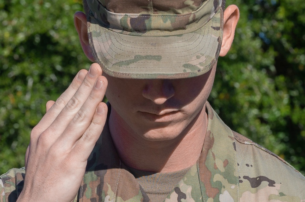 Joint Base Charleston's Base Honor Guard Practice