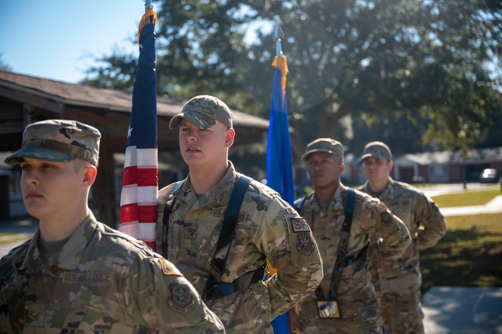 Joint Base Charleston's Base Honor Guard Practice