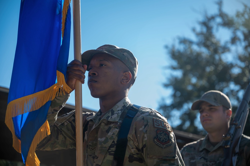 Joint Base Charleston's Base Honor Guard Practice
