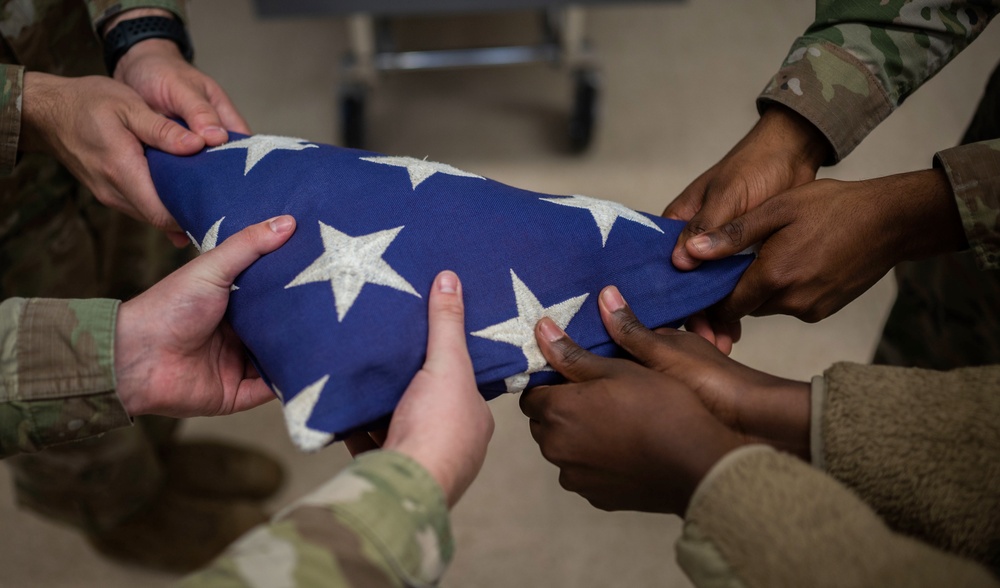 Joint Base Charleston's Base Honor Guard Practice