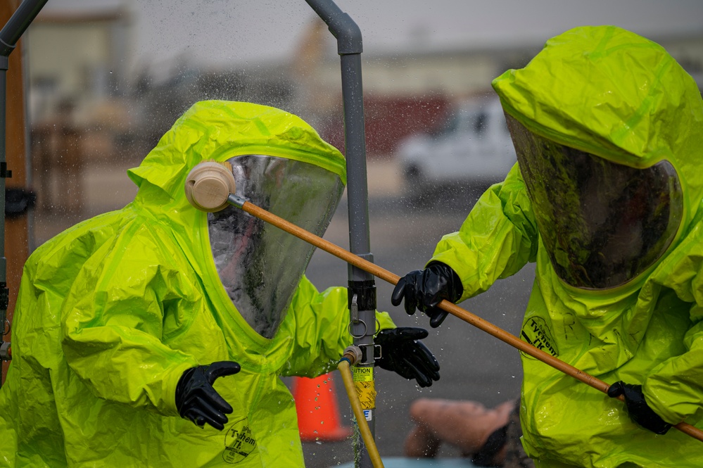 ASAB Fire Dept completes HAZMAT technician skills event