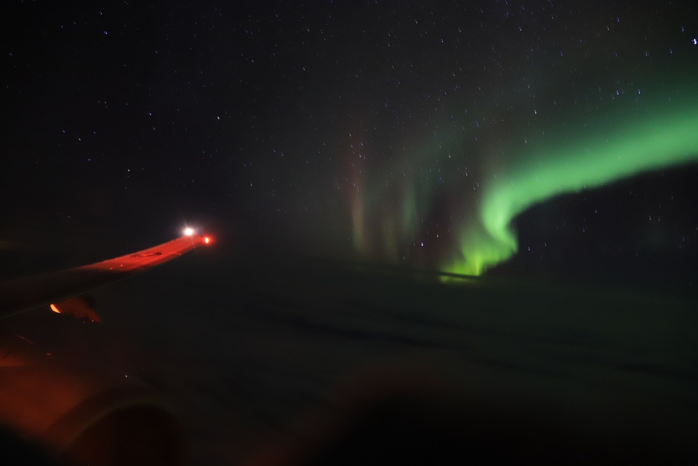 VP 1 Witnesses the Northern Lights