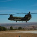 CH-47 Chinook lands at Cheyenne Mountain Space Force Station
