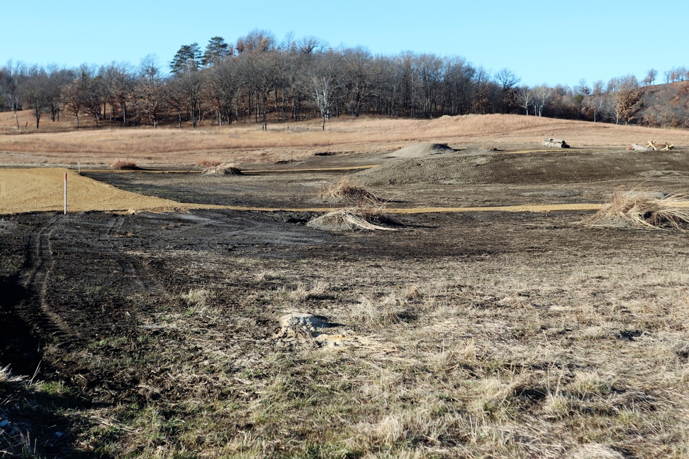 New range training area being built near Range 4 at Fort McCoy