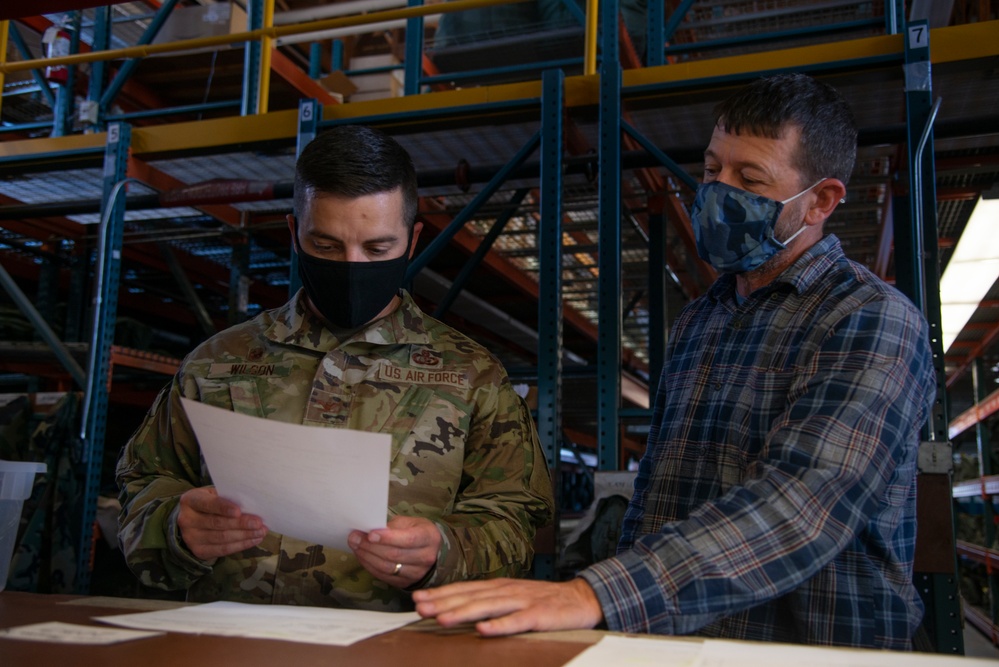 21st Mission Support Group Commander visits 21st Logistics Readiness Squadron