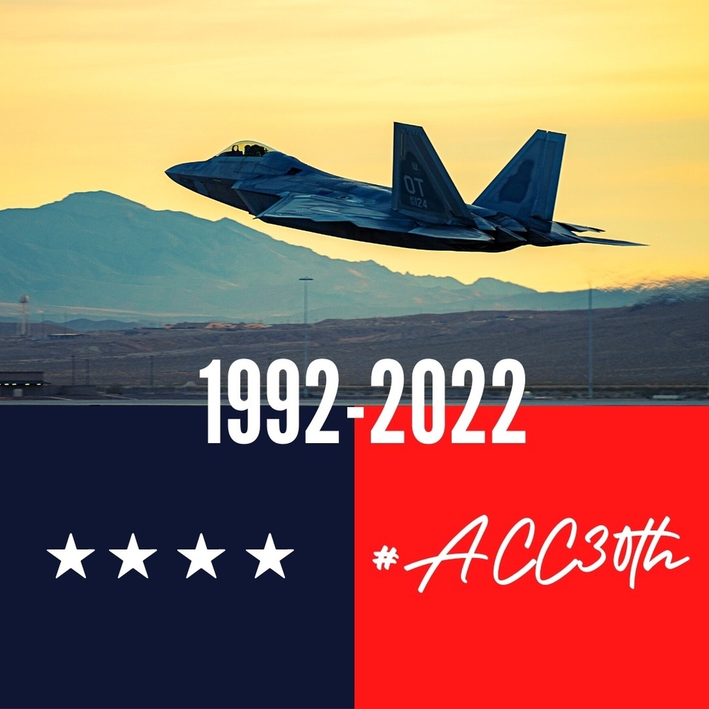 Air Combat Command 30th Anniversary Graphic