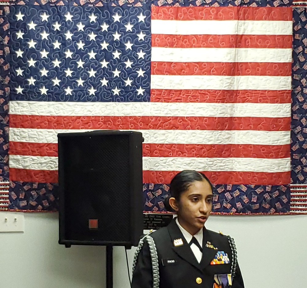 Area 5 NJROTC Cadet Receives 1st Place in VFW Essay Contest