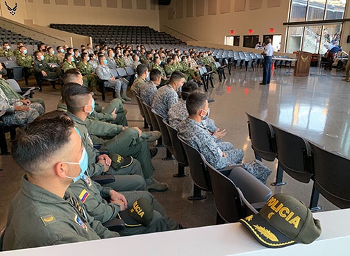Partner nation students attend basic military training graduation