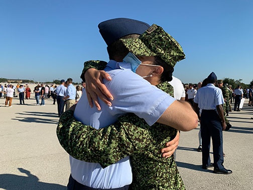 Partner nation students attend basic military training graduation