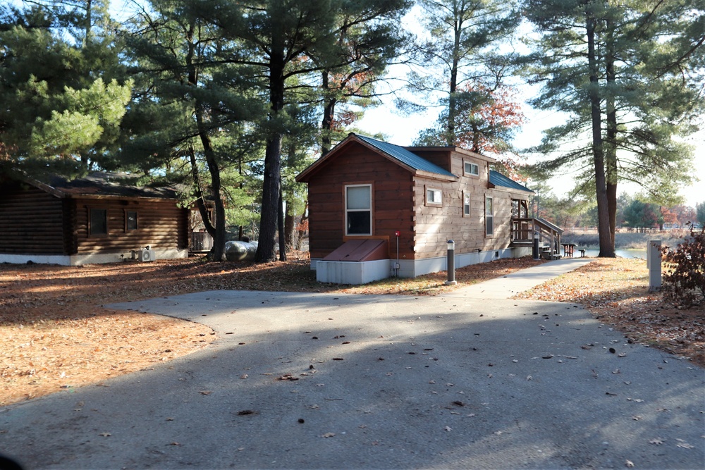 Cabins at Fort McCoy's Pine View Campground