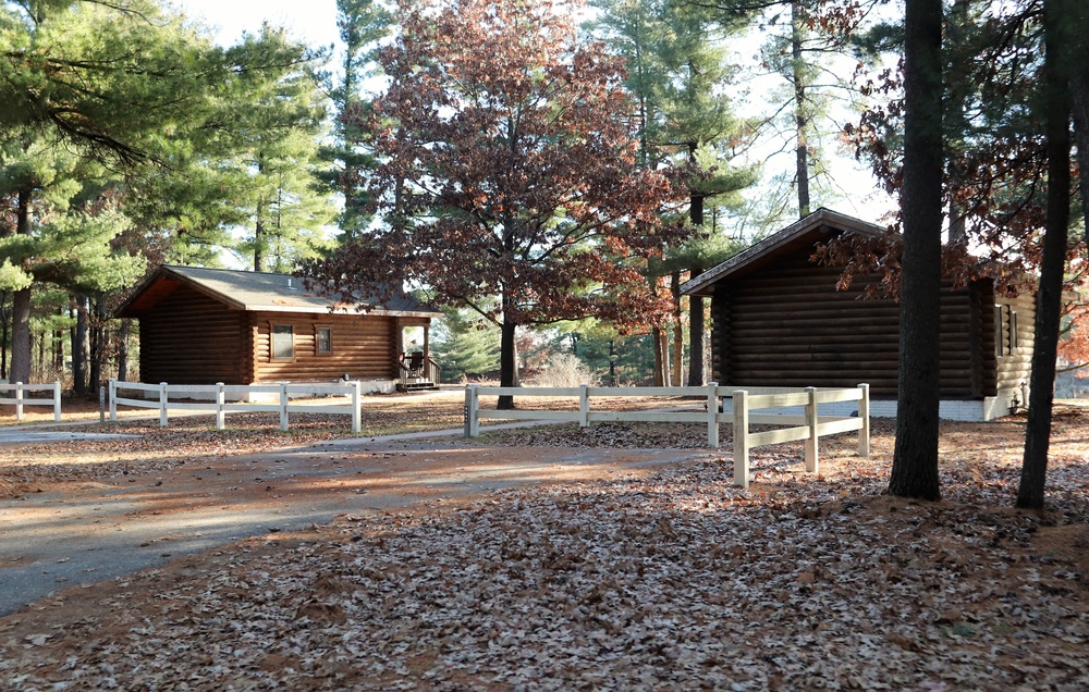 Cabins at Fort McCoy's Pine View Campground