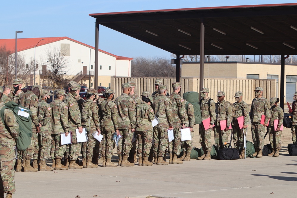 Fort Sill, 2021 Holiday Block Leave