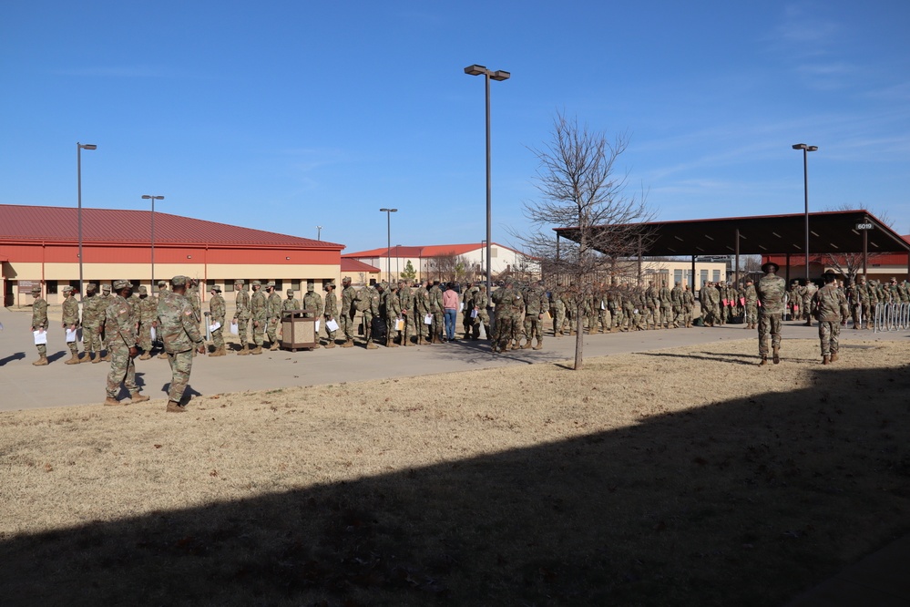 Fort Sill, 2021 Holiday Block Leave