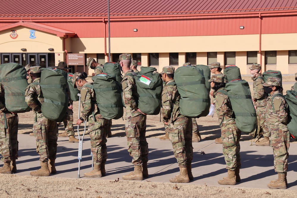 Fort Sill, 2021 Holiday Block Leave