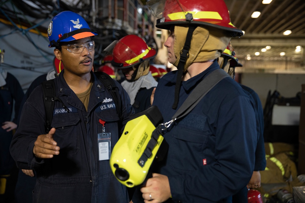 General Quarters aboard USS Wasp