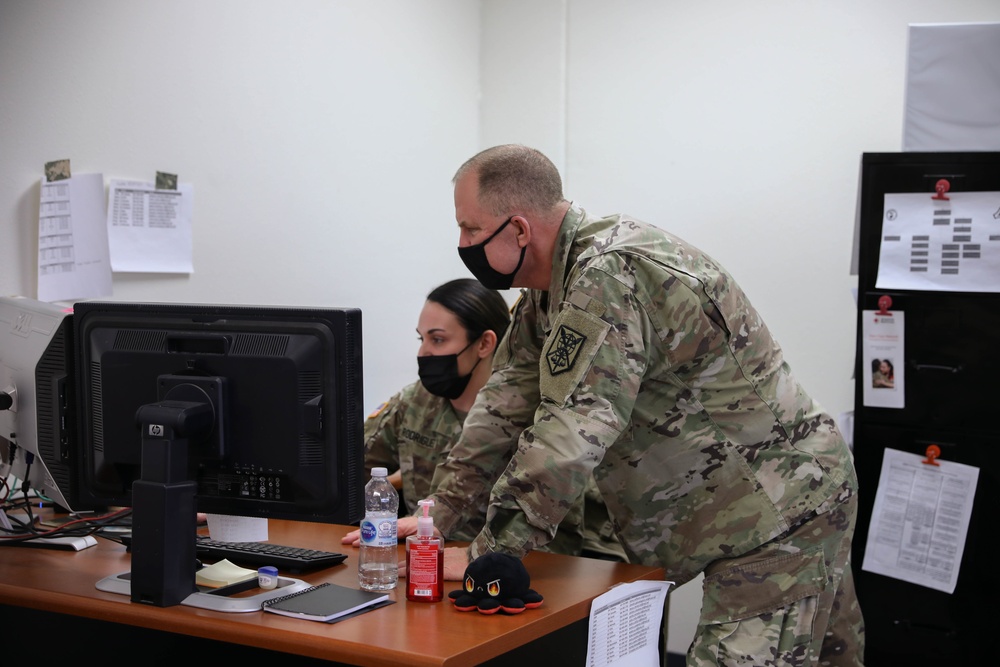 Maj. Gen. Hussey Visits Task Force McCoy