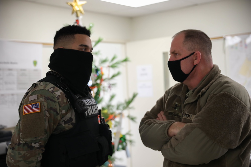 Maj. Gen. Hussey Visits Task Force McCoy