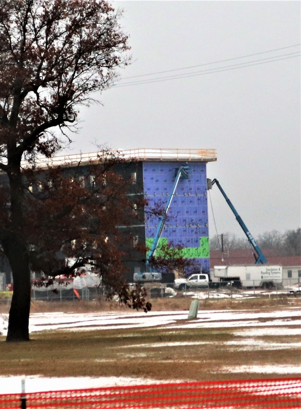 Second barracks construction project continues at Fort McCoy