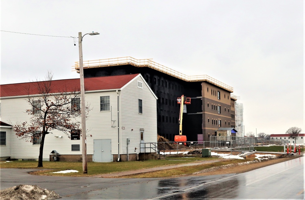 Second barracks construction project continues at Fort McCoy