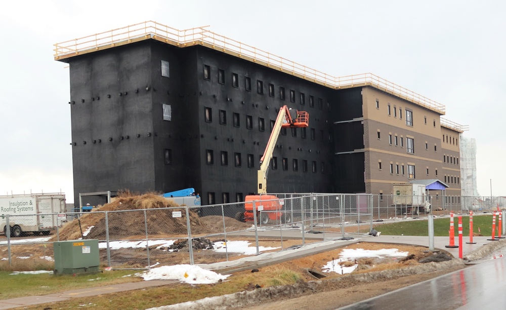 Second barracks construction project continues at Fort McCoy
