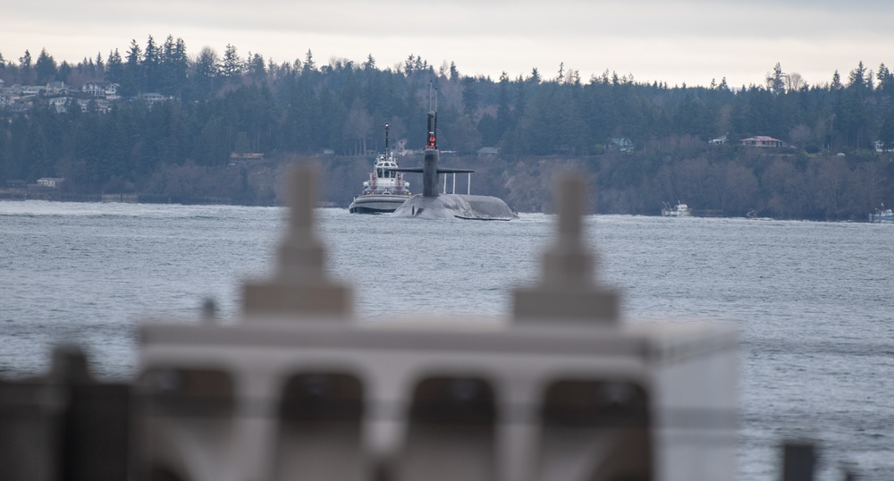 USS Kentucky Returns to Naval Base Kitsap-Bangor