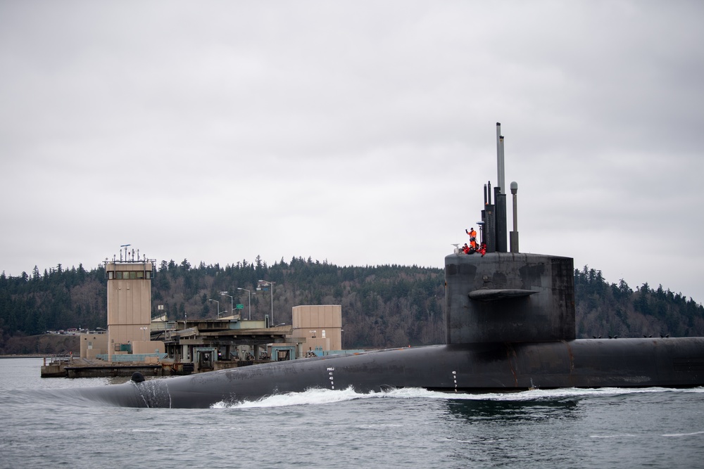 USS Kentucky Returns to Naval Base Kitsap-Bangor