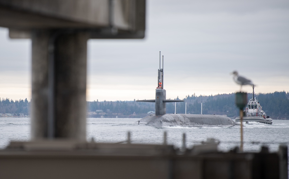 USS Kentucky Returns to Naval Base Kitsap-Bangor