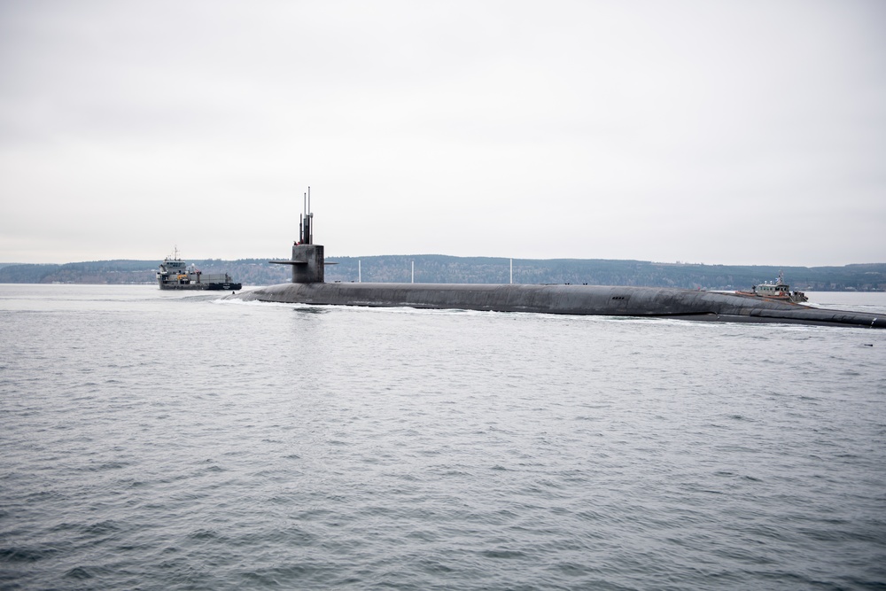 USS Kentucky Returns to Naval Base Kitsap-Bangor