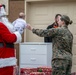 Marine receives holiday gifts on Camp Pendleton