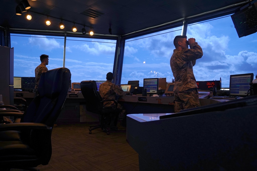 Guiding the air mission from the ground