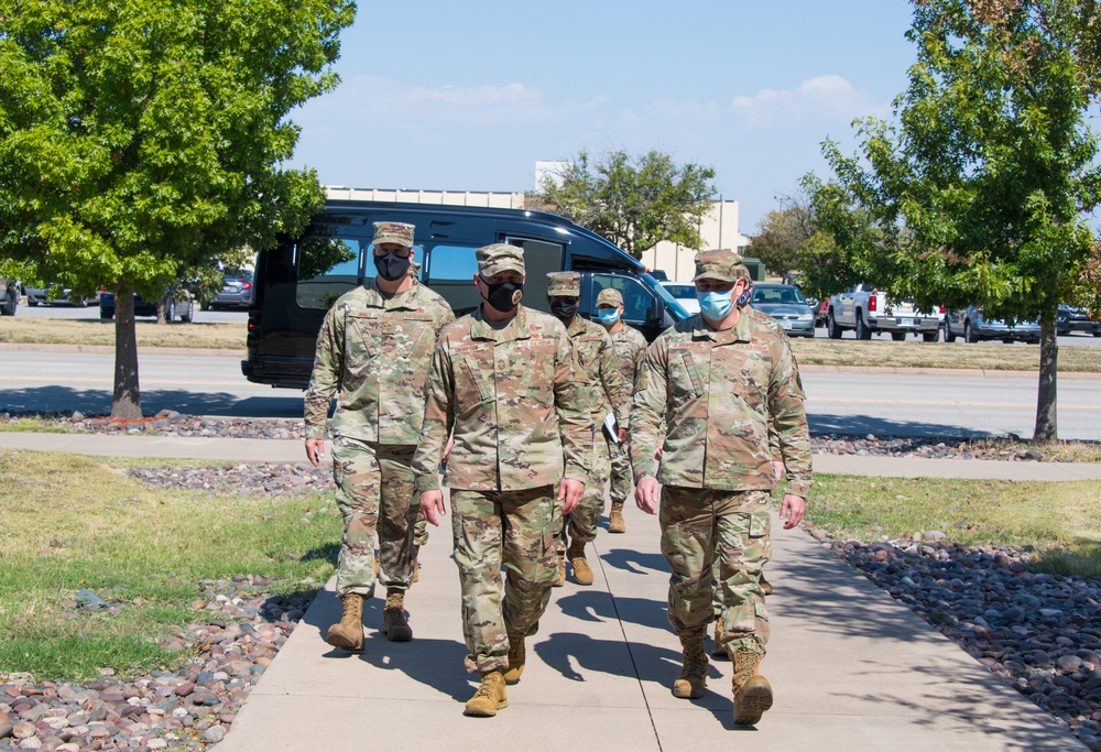 AETC command chief visits Sheppard AFB