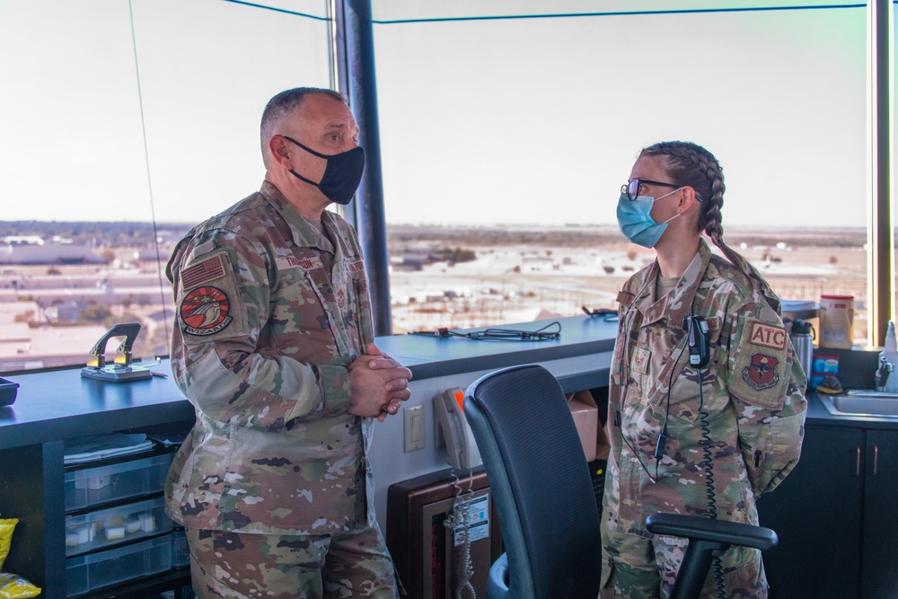 AETC command chief visits Sheppard AFB