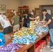 Holiday Food Basket Packing at the Hickam Commissary