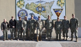 AFRICOM leaders visit NAVSUP leaders in Italy