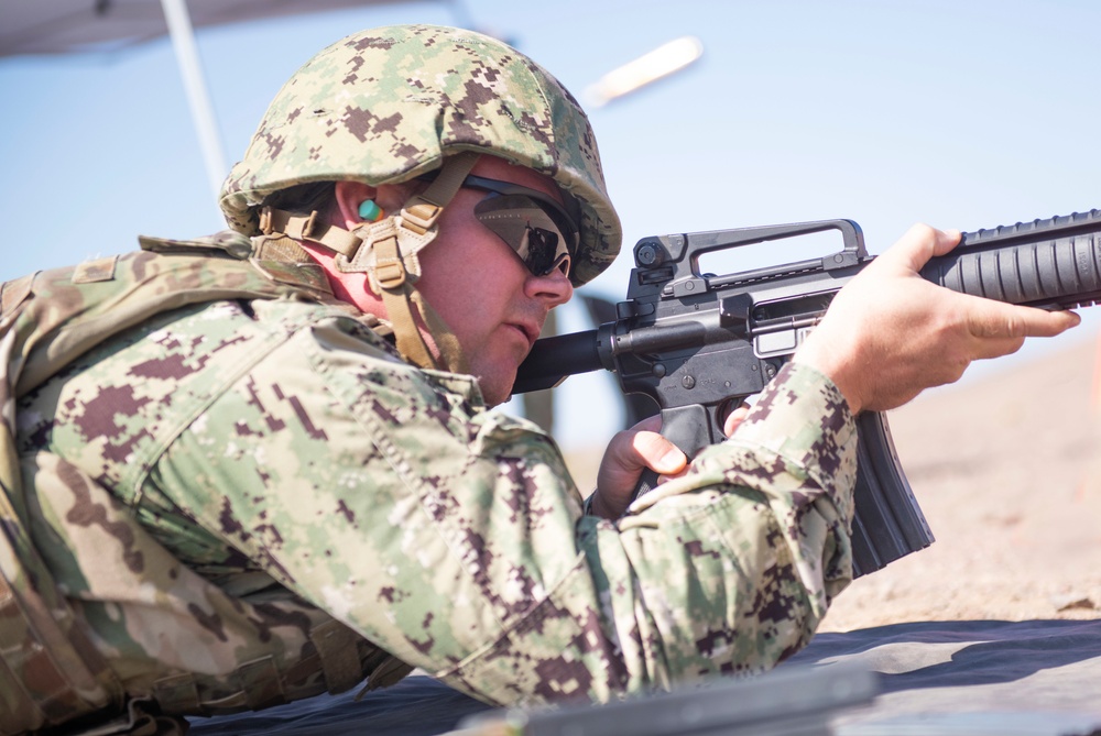 N34 Security Department at Camp Lemonnier conducts live-fire exercise at Djibouti Range Complex