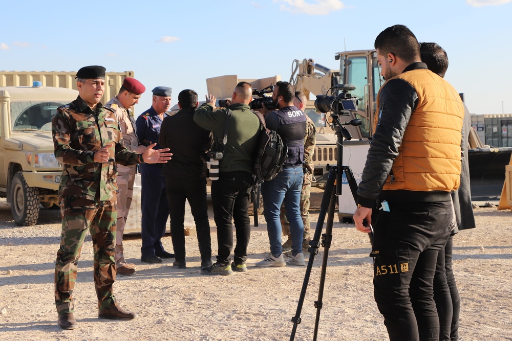 Iraqi delegation takes a first-hand look at new advise, assist, enable Mission