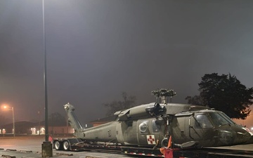 The Only Black Hawk Medevac Helicopter Display in the Department of Defense