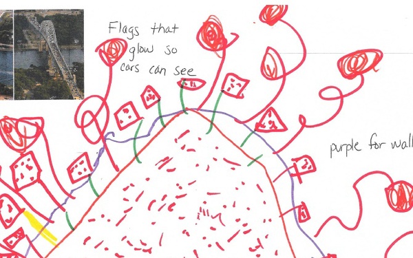 Glow Flag Bridge design for new Cape Cod Canal Bridges