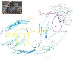 Student-drawn Cape Cod Canal Bridge design