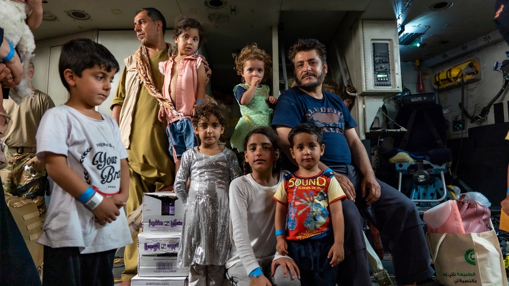 816th EAS transports Afghan evacuees