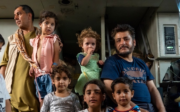 816th EAS transports Afghan evacuees