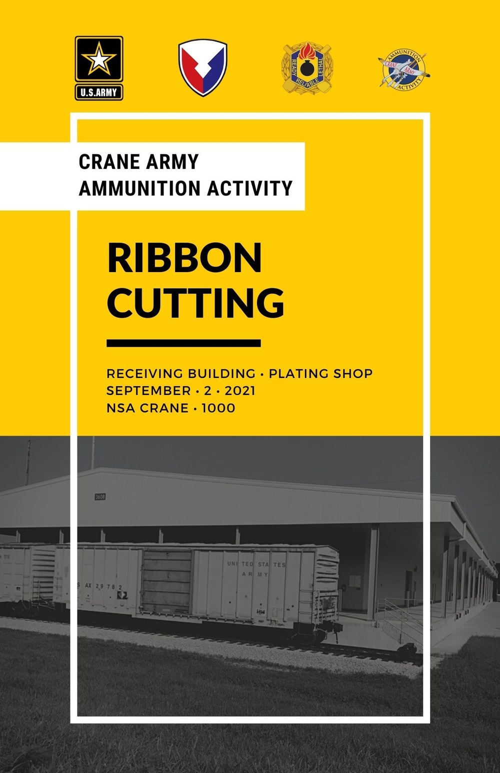 Crane Army Ribbon Cutting Program