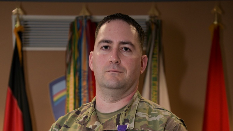 Delayed but not denied: Officer receives Purple Heart following a traumatic brain injury