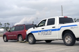 Security forces, local law enforcement partner for police pursuit training