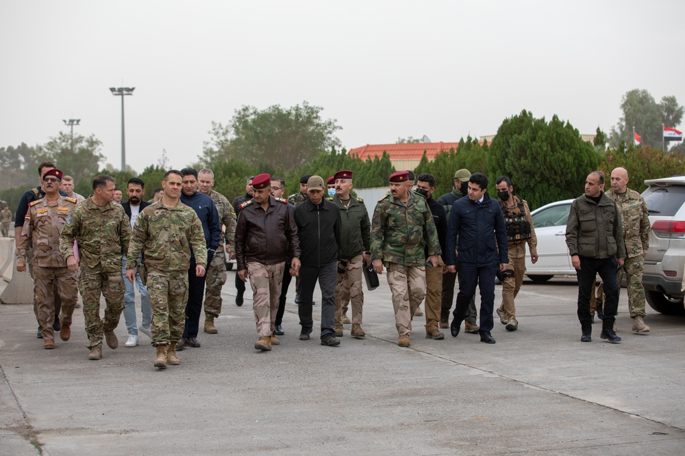 Iraqi delegation takes a first-hand look at new advise, assist, enable mission