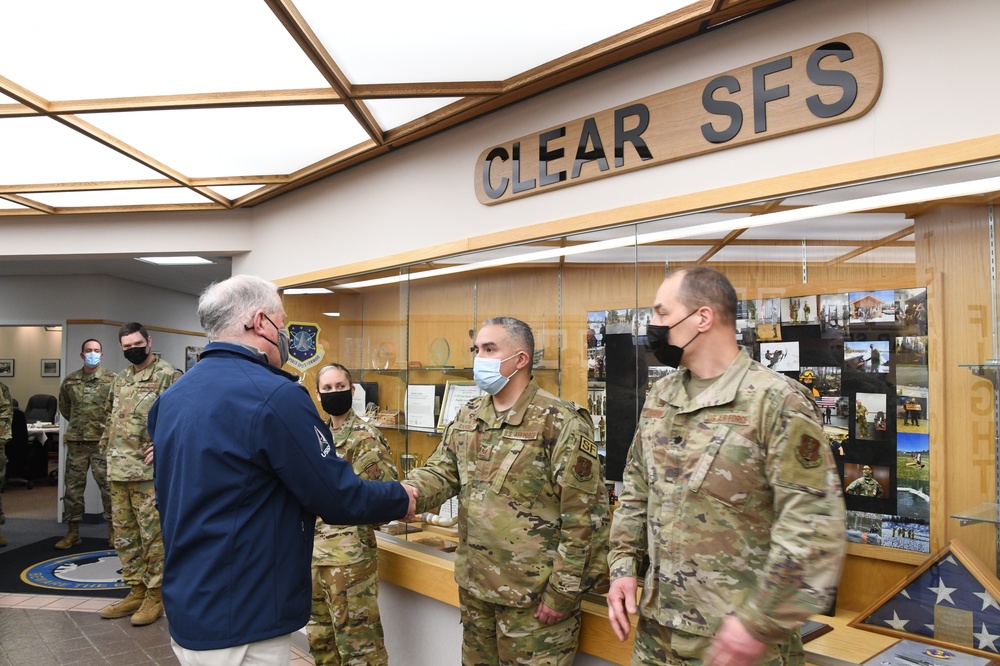 SecAF Frank Kendall visits Clear Space Force Station Alaska