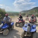 Lt. Col . Sachi and Team Ride ATVs