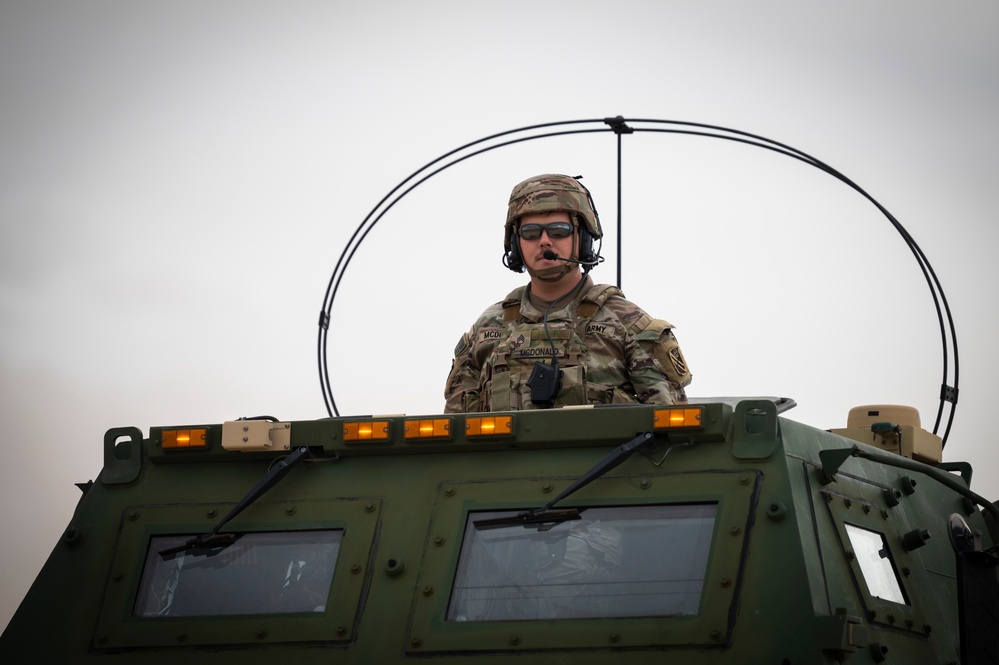 61st EAS teams with 1-181st Field Artillery Regiment to transport HIMARS