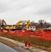 Building destruction in 1600 block at Fort McCoy makes way for future construction