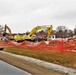Building destruction in 1600 block at Fort McCoy makes way for future construction